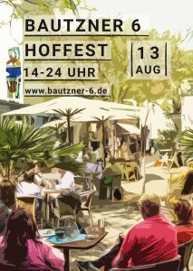 Fest Poster für das Hoffest am 13.08.2016