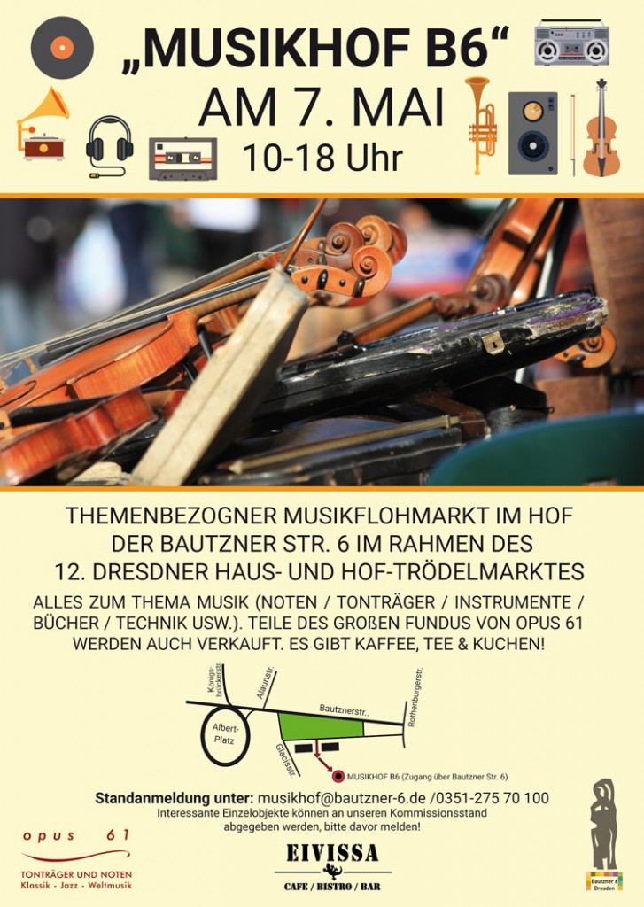 07. Mai 2016 Trödelmarkt in der Bautzner 6