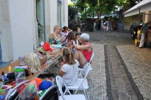Kinderschminken vom Friseur Fusselkopp